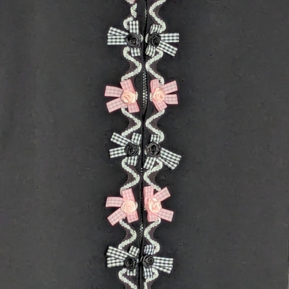 Women's (Size Small) 2-Piece Skirt Set with Bows, Rosettes and Ruffles - Picture 2 of 16